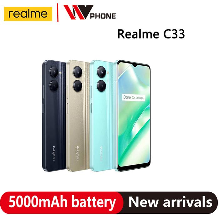Global Version Realme C33 Smartphone Octa Core 50MP AI Camera 5000mAh