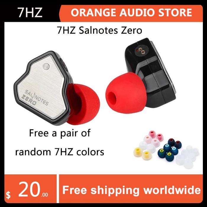 7Hz Salnotes Zero HiFi 10mm Dynamic Driver In Ear Earphone IEM Metal