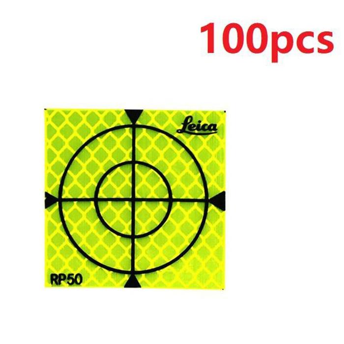 100 Pcs Reflector 20/30/40/50/60mm Total Station Reflector Reflector