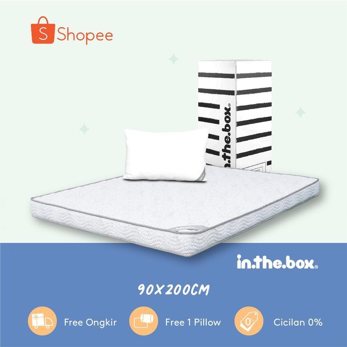 Kasur Busa INTHEBOX HYBRID 15 - FREE Bantal | Ukuran 90x200, 100x200, 120x200, 140x200, 160x200, 180