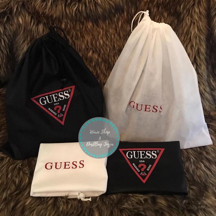 Guess Dustbag Pengganti Sarung Tas Pelindung Debu Serut Dust Bag Db Branded