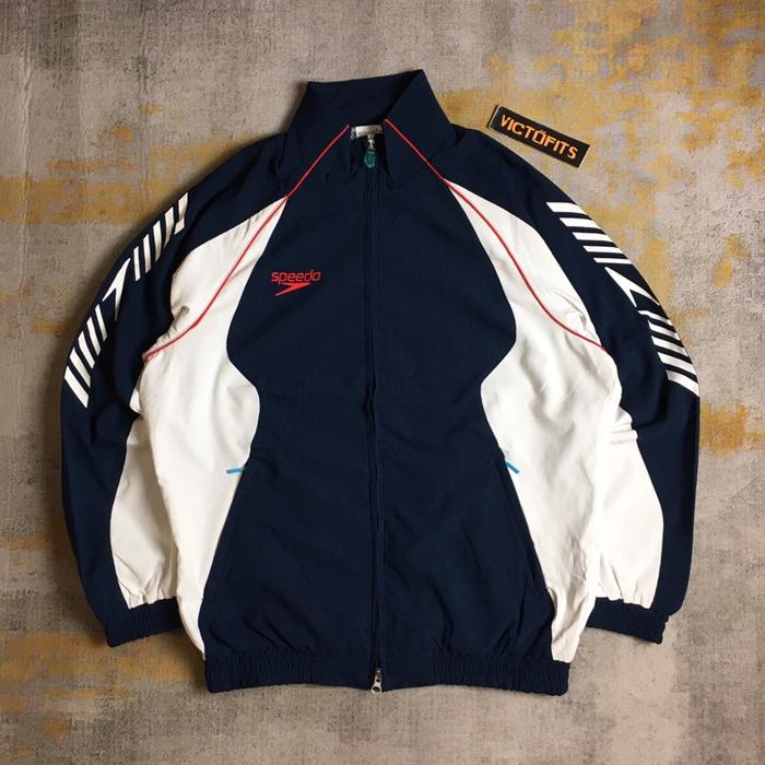 Jaket Windbreaker Speedo 3 tones