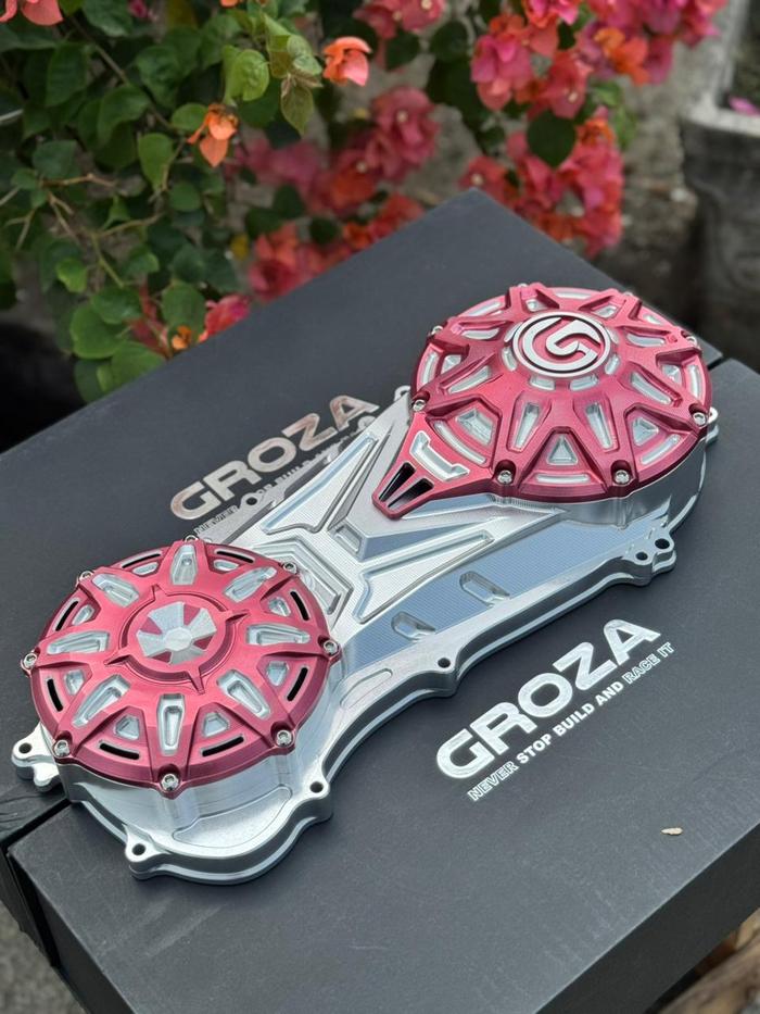 COVER / BAK CVT GROZA BILLET NMAX NEW/NEO/TURBO DENGAN STYLE MEWAH PROSES ANODIZE ORIGINAL