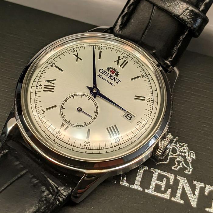 Orient Bambino small second Automatic RA-AP0104S fullset mulus white pearl dial original watch rare