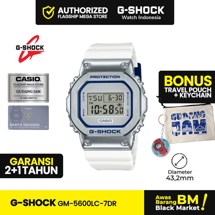 G-Shock GM-5600LC-7DR | Jam Tangan Wanita Cewek | Digital | Anti Air | Original | Casio GShock Woman
