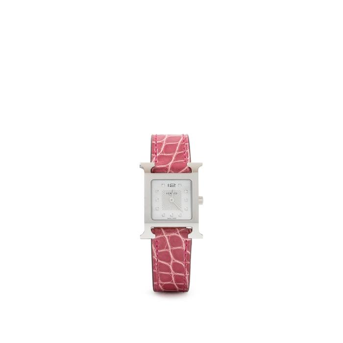 Bonsoir H-hour pm alligator leather
