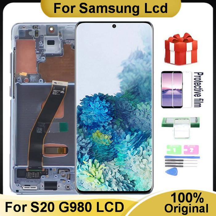 Original AMOLED LCD For Samsung Galaxy S20 G980 G980F G980F/DS LCD