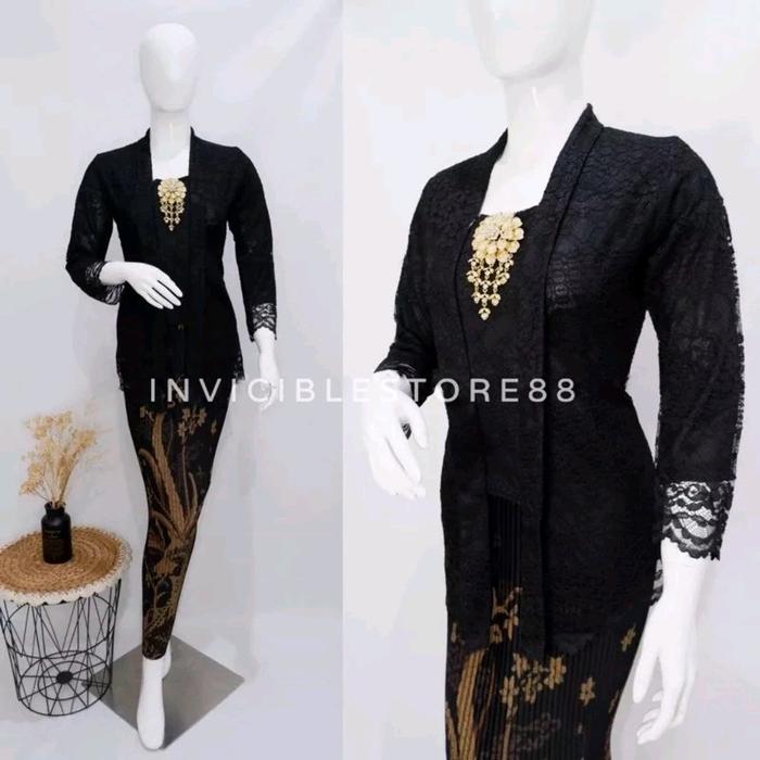 Kebaya atasan kutu baru / kutu baru brokat polos / kebaya terbaru terlaris termewah modern / kebaya