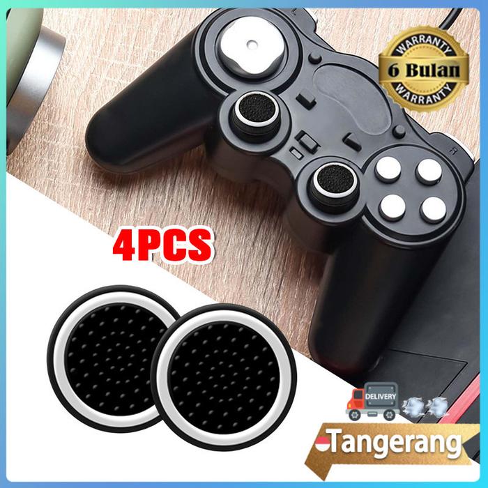 4pcs Thumb Grip Lembut PS4 PS5 Xbox Silikon Analog Thumb Grip Stik
