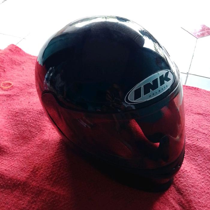 helm fullface honda cbr size M kecil custom stiker ink