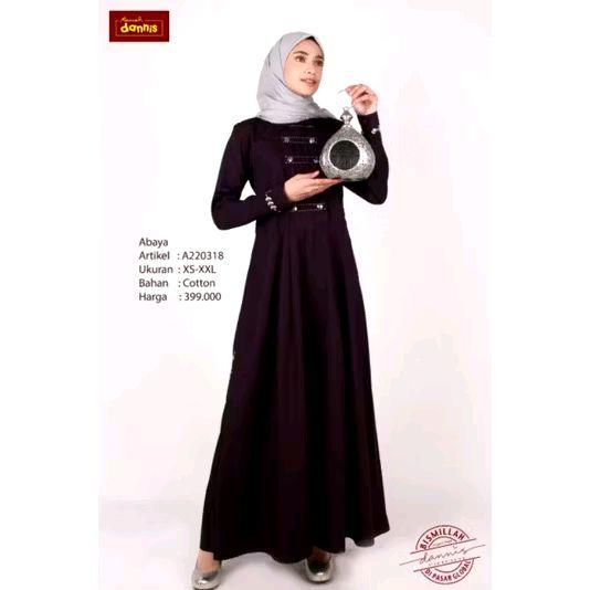 Dannis A220318 Baju Muslim Wanita Gamis Dress