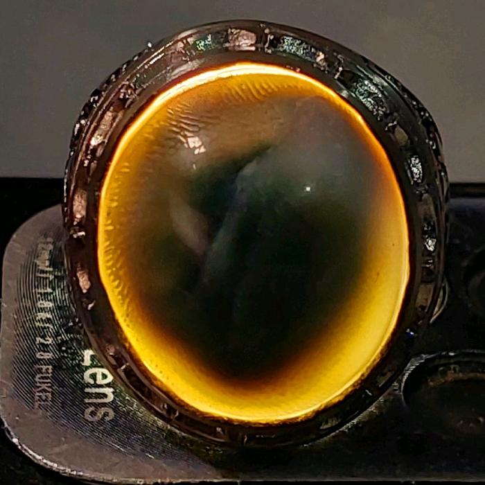 Cincin keong buntet laut asli keong tembus senter