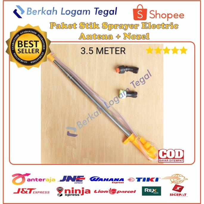 Paket Stik Sprayer Electric Antena Nozzle Sprayer Stik Panjang Sprayer