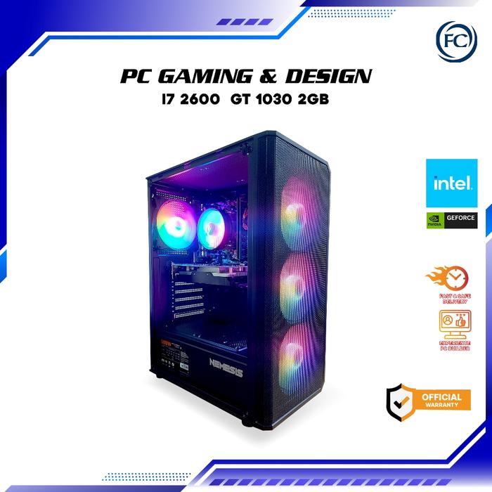 PC GAMING i7 1030 Full Set Keyboard Mouse Speaker Monitor Gaming