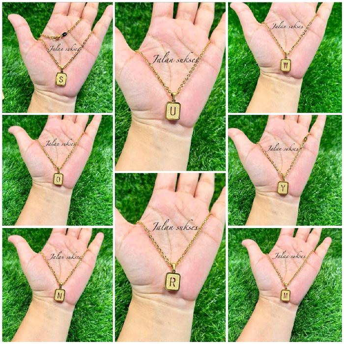 Lobster 750 Kalung Huruf Norikaca Inisial Huruf kait lobster embos 750