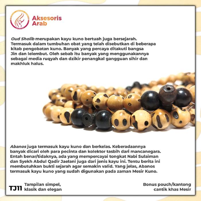 Tasbih Tijani Oud Sholib mix Abanos Original