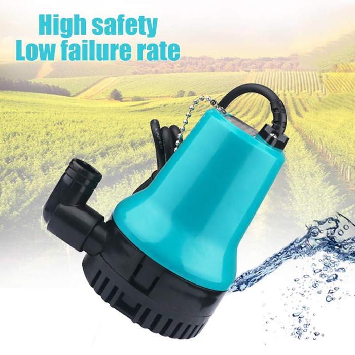 Mesin Pompa Air Celup 12V 24V - Kolam Submersible Pump 12 Volt 24 Volt - Pompa Celup Air Aki Dc 12 V