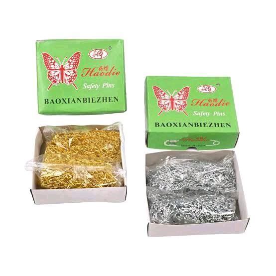 EJ - [1 Pack isi +-200 pcs] Peniti Kecil Gold Silver Pin Hijab Perpack Peniti Serbaguna Peniti Anak 