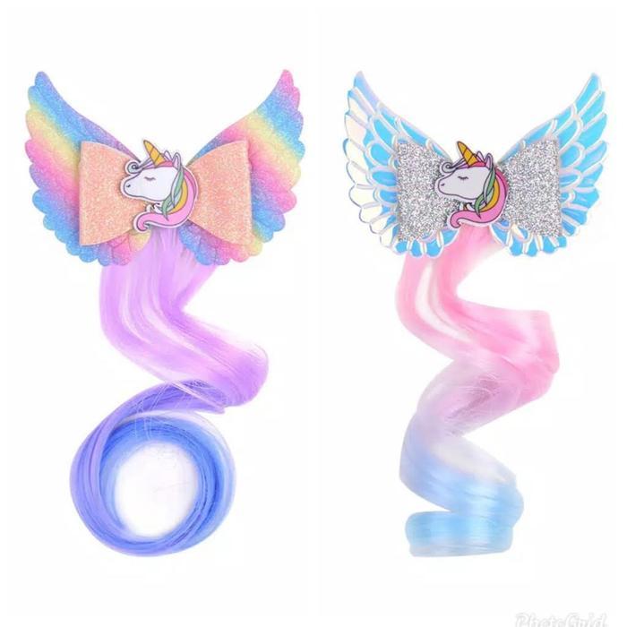 Jepitan Rambut Anak Unicorn/Jepitan Rambut Import Unicorn Wig