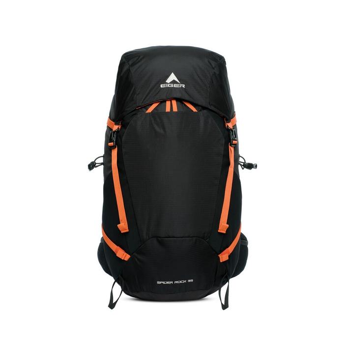 Tas Gunung Pria Eiger Original Kapasitas 30l Orange Nilon Carrier Backpack Spider Rock