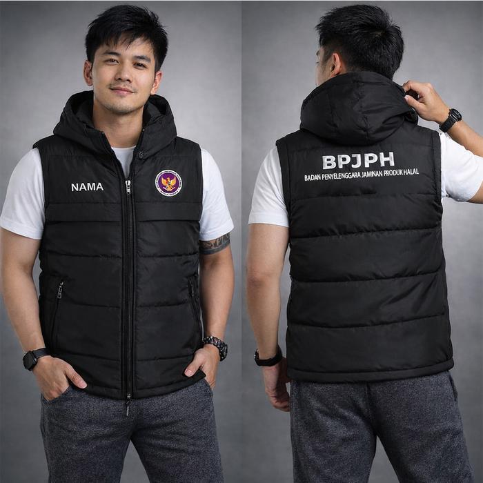 ROMPI KEMBUNG BPJPH (BADAN PENYELENGGARA JAMINAN PRODUK HALAL) PARASUT TERBARU / FREE CUSTOM SABLON 
