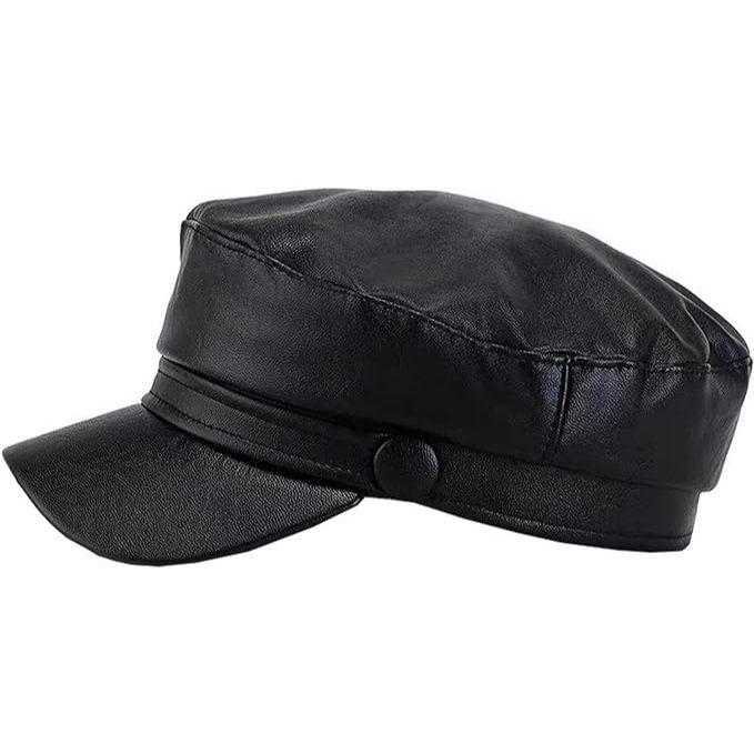 TOPI NAHKODA KULIT ASLI - TOPI KAPTEN KAPAL WANITA
