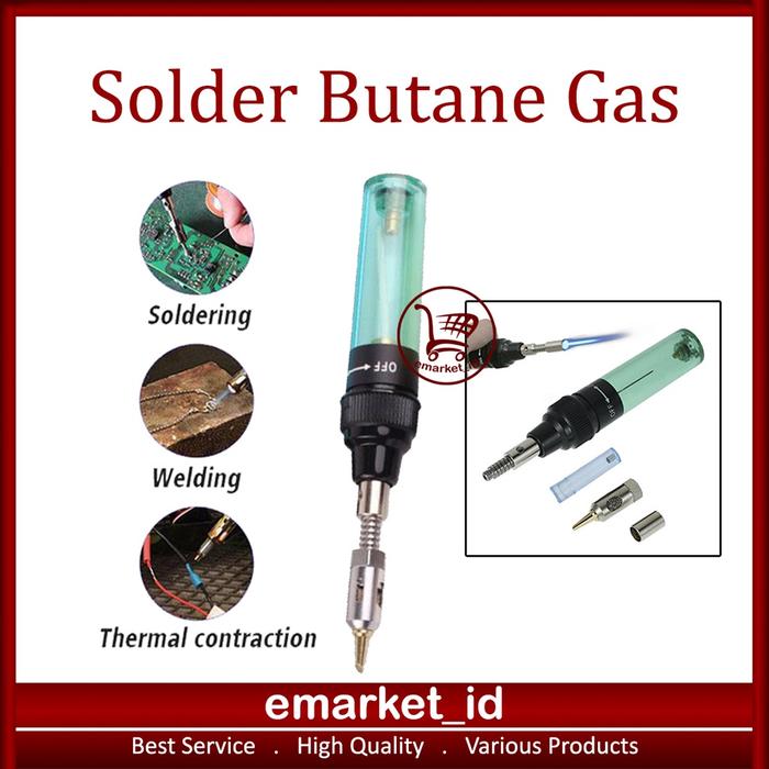 Solder Butane Gas / Soldering Pen Portable / Iron Kit Pena Torch / Las Pencil Kecil / Tools Blow