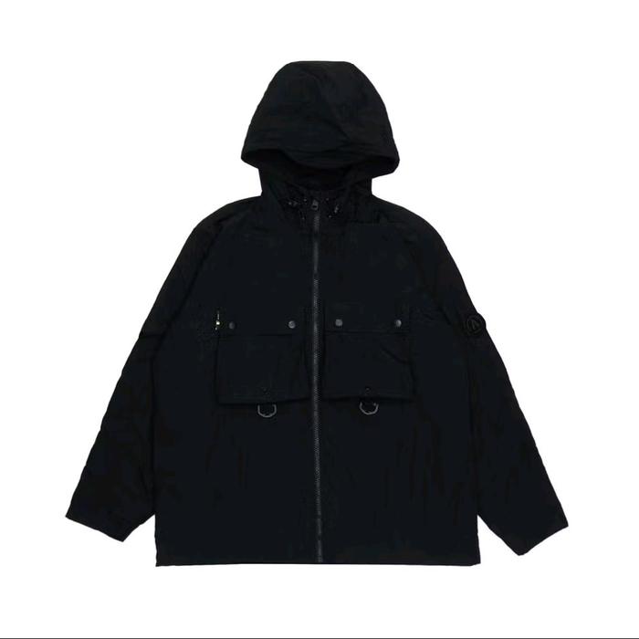 Jacket Outdoor BLOODS ACTV ARCADIA BLACK ORIGINAL..!!! Jaket Pria Parasut Sport