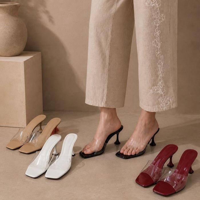 Vimemo Valerie Heels - Heels 7cm | Heels Glossy Minimalist