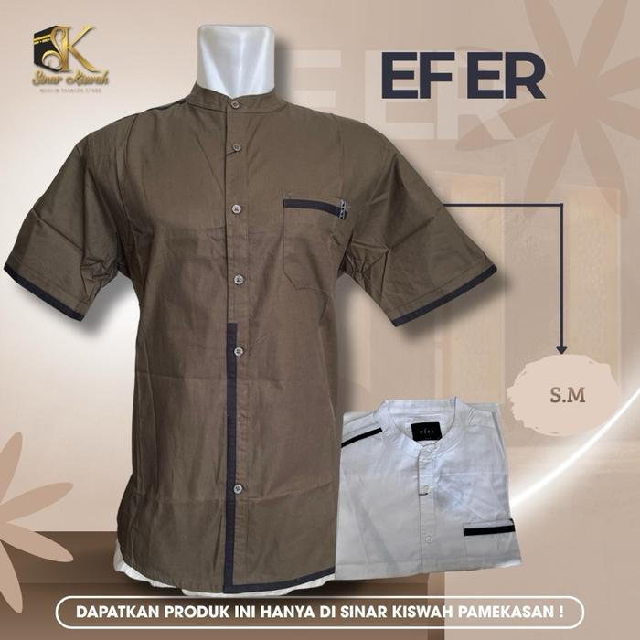 Baju koko efer lengan pendek
