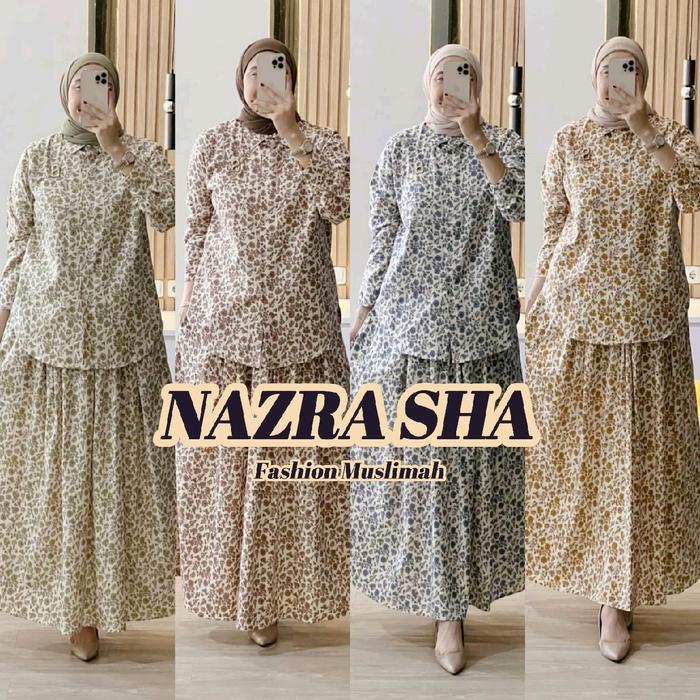 (p23) GAGIL YAZIENKA ONE SET  Baju Atasan Setelan Rok Wanita Muslimah Yazienka SerRok Premium Gagil 