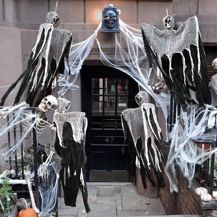 Gantungan halloween Ornamen skull tengkorak/jelangkung/jailangkung/hiasan kafe halloween/prank rumah