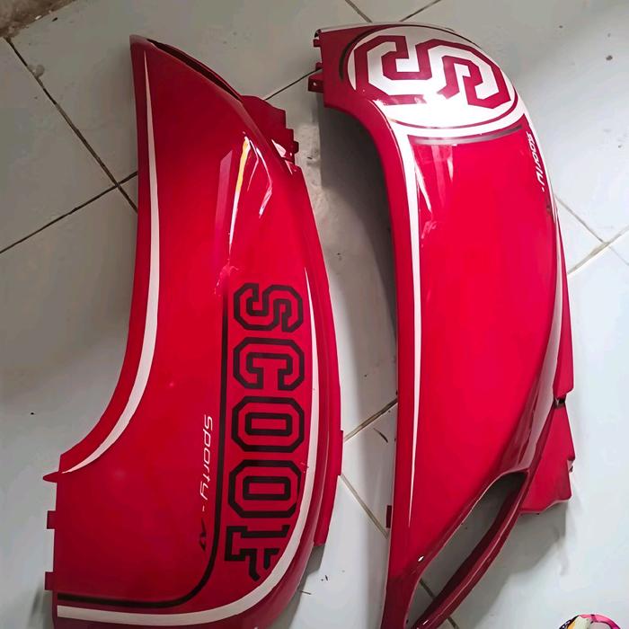 Cover body samping honda scoopy fi sporty 2014
