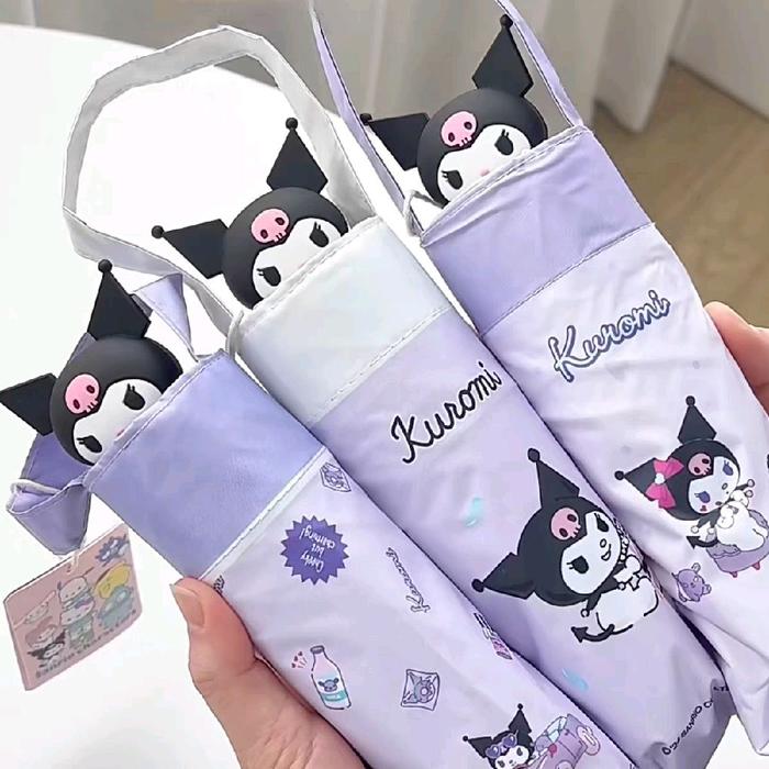 Sanrio ORI Payung Import / Payung Lipat Kecil Melody / Payung Anti UV Cinnamoroll / Payung Kecil Kur