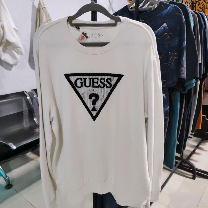 Crewneck sweatshirt putih Guess  Sweater