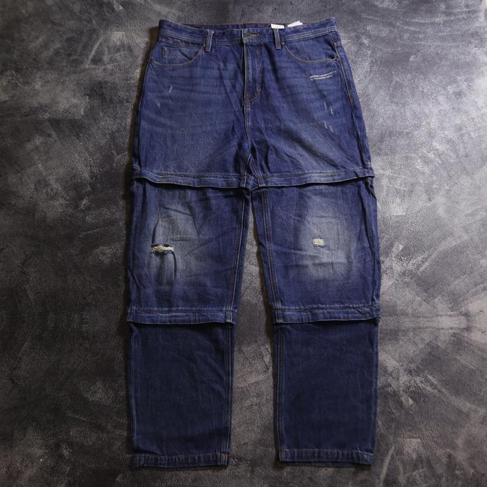 CELANA PANJANG JACK & JONES RIPPED CONVERT JEANS DENIM PANTS CJ87 SIZE 35