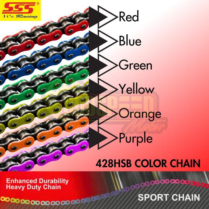 GEARSET SSS 428  BAJA SONIC 150 / SUPRA GTR RANTAI GOLD SSS HSBT / REGINA ORO RH2 ZRT Z-RING GIRSET 
