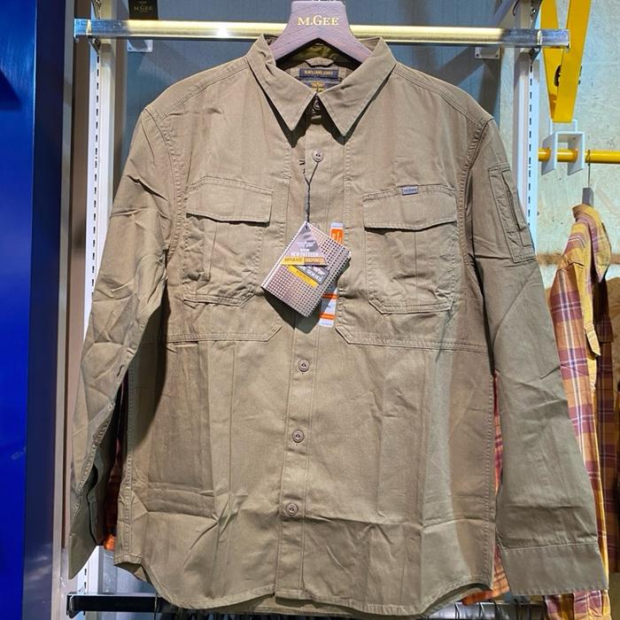 MGEE Kemeja Outdoor Tactical Lengan Panjang Katun Twill Original Mgee Gordon C055 Green