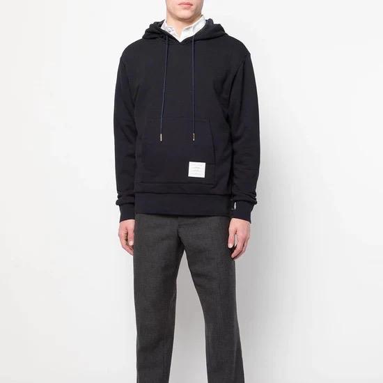Rare Thom Browne 4 Bars waffle hoodie authentic original