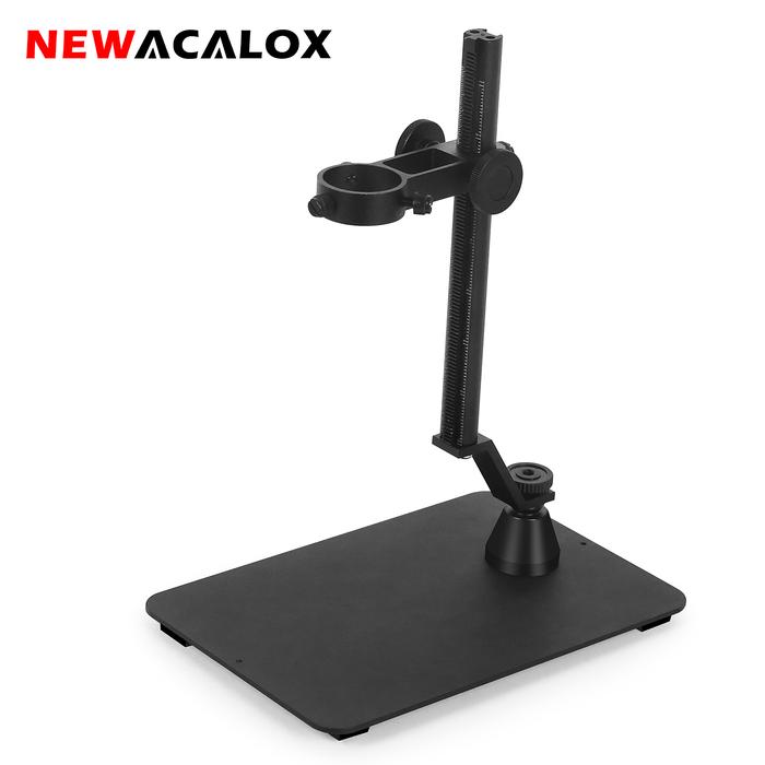 NEWACALOX Microscope Stand Magnetic Welding Station Hot Air Gun