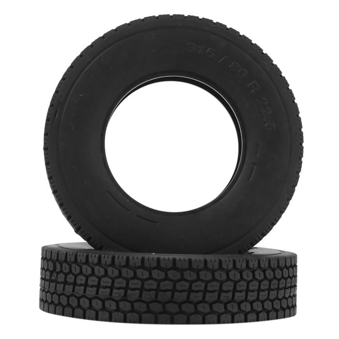 4 Buah 20Mm Ban Traktor untuk 1/14 Tamiya RC Semi Traktor Truk Tipper
