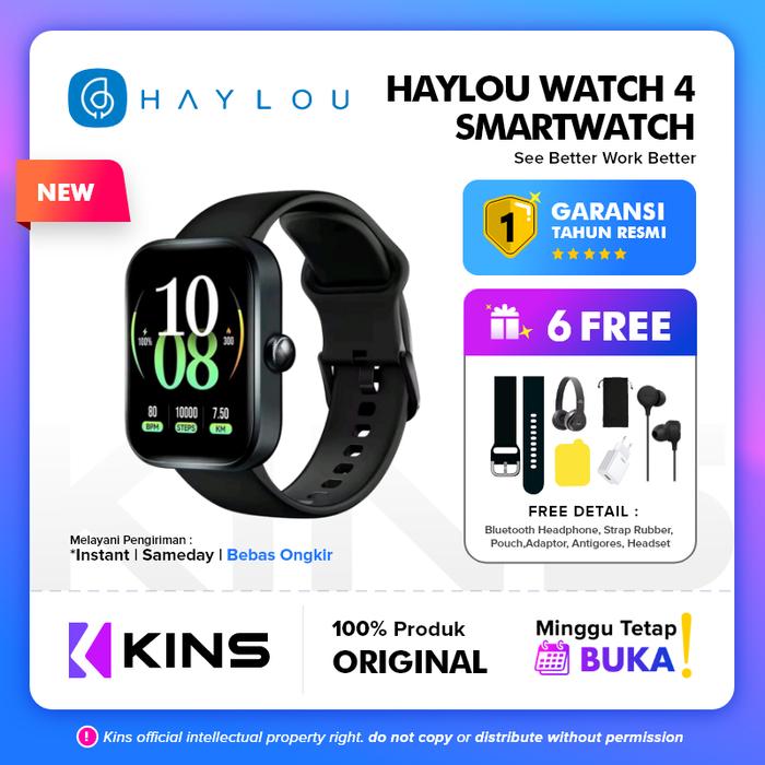 BARU Haylou Watch 4 Smartwatch 1.93" HD Display GPS Built-iN Smart Bluetooth Call Watch Sport Mode