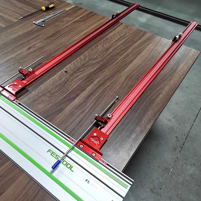 Woodworking Parallel Guide Rail System Engraving Machine Slotting