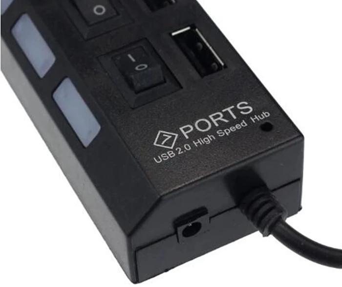 Switch Extension Hub 7-port USB2.0 Hub Computer USB Extension Hub One