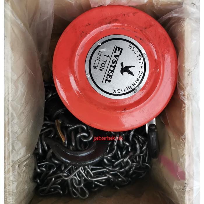 new - chain block 1 ton 5 meter takel katrol kerekan 1 ton 5 meter