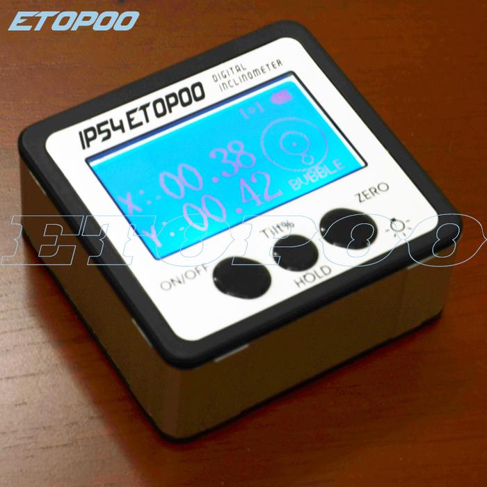 Dual Axis Electronic Protractor Digital Inclinometer Level Box