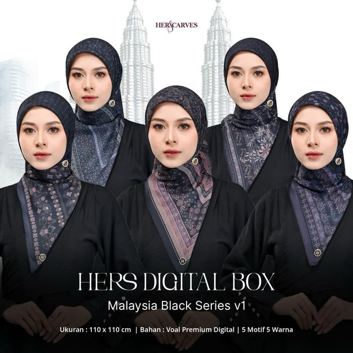 Jilbab motif herscarves box + bros