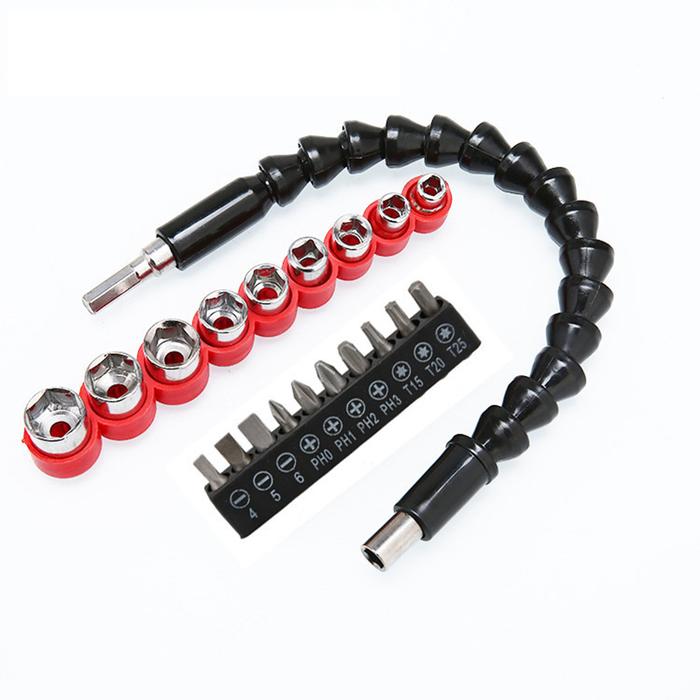 Electric Tool Hand Screwdriver Extension Accessories Tool Drill Set