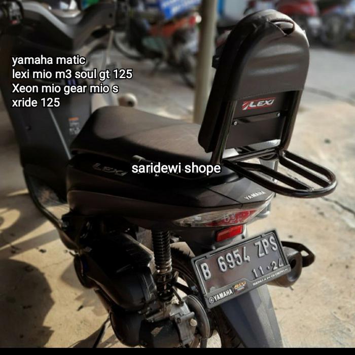 Sandaran mio M3 laxi Mio soul GT 125 Mio s Mio gear Xeon xride Fino L1