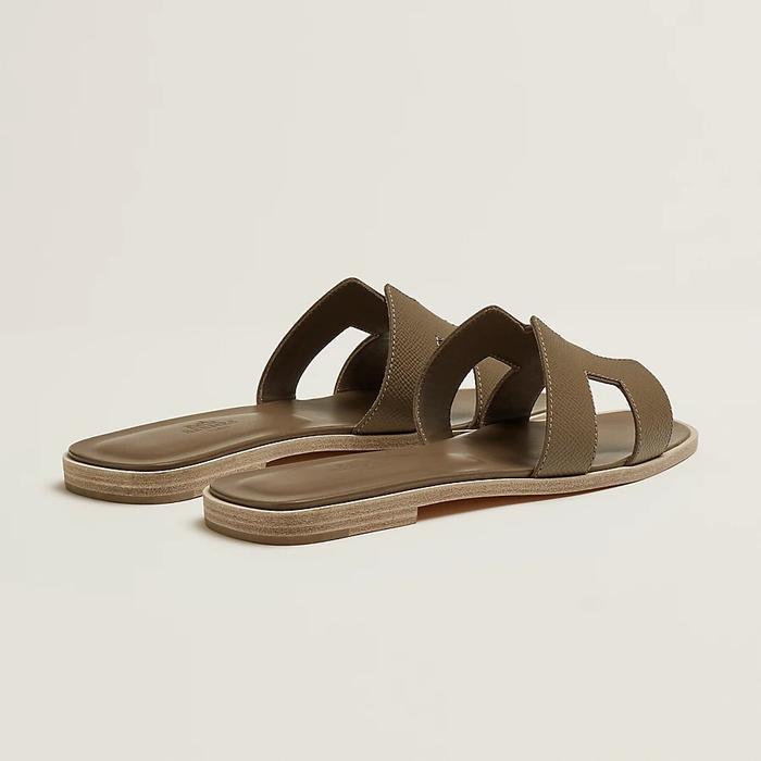 HERMES ORAN SANDALS ETOUPE